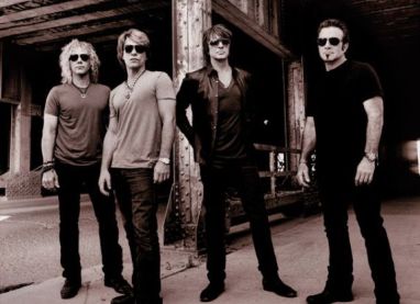Amerikanische Rockband Bon Jovi
