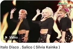 Silvia Kainka, Italo-disco with girl-group Salico